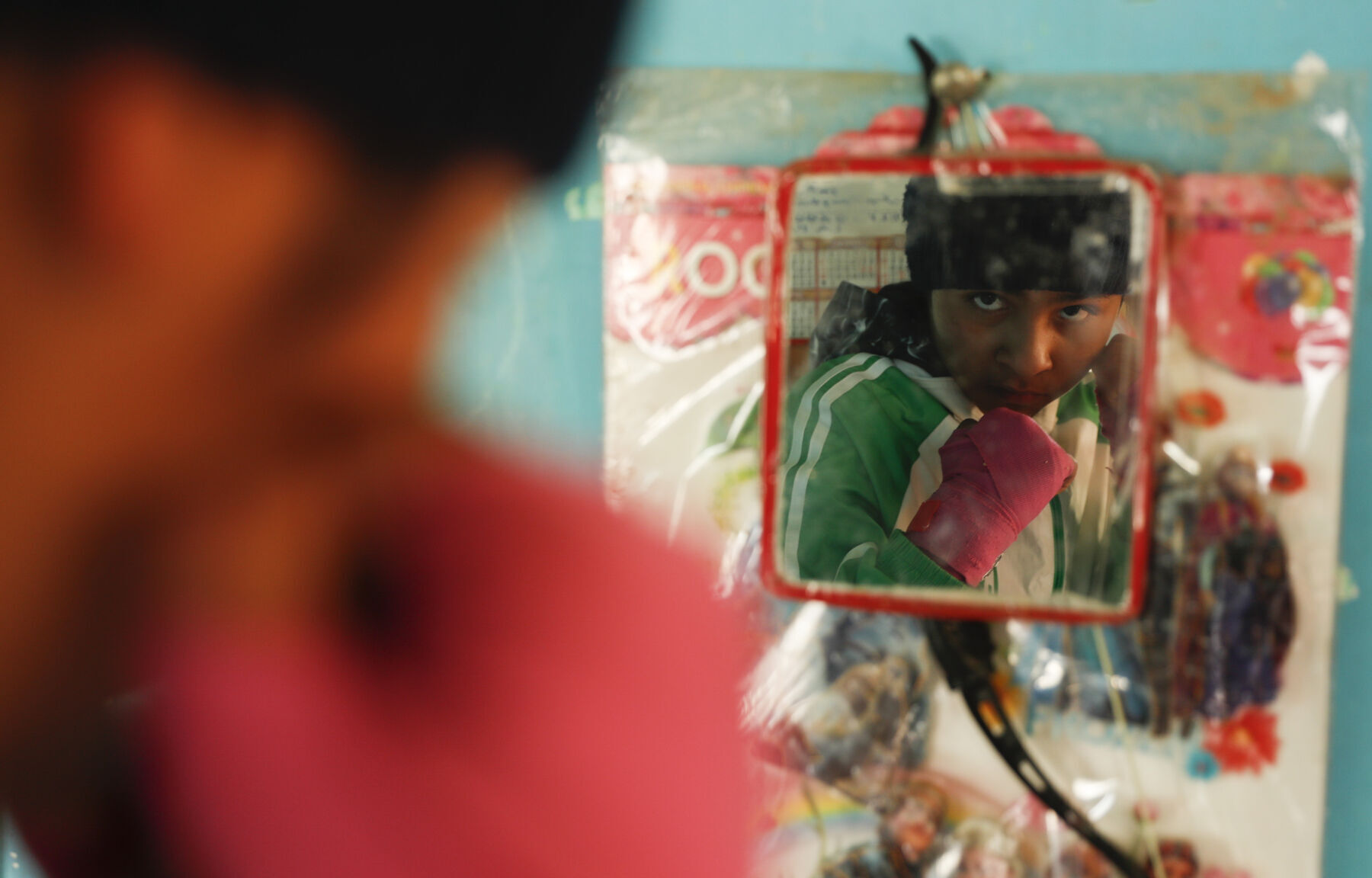 APTOPIX Bolivia Young Boxer
